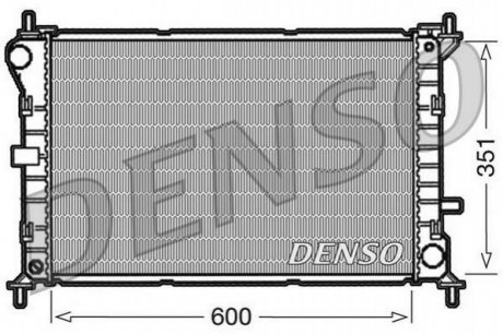 Радіатор, охолодження двигуна DENSO DRM10051 (фото 1)