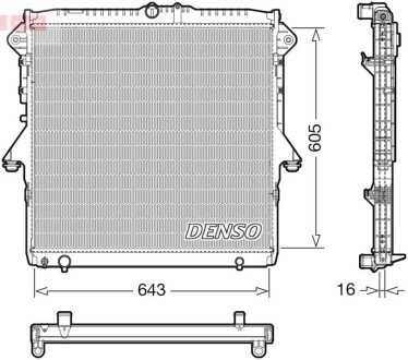 Радіатор DENSO DRM10118 (фото 1)