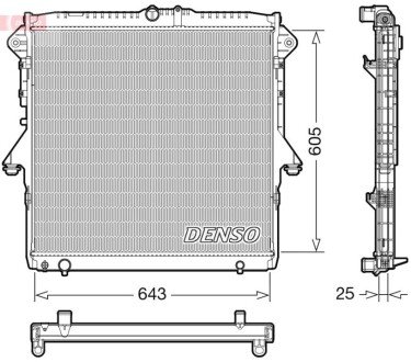 Радіатор DENSO DRM10119 (фото 1)