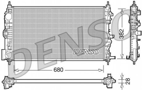 Радіатор DENSO DRM15005 (фото 1)