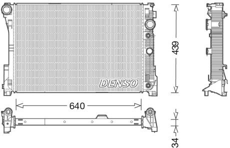 Радиатор DENSO DRM17048 (фото 1)