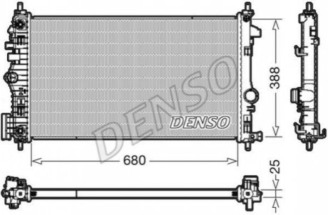 Радиатор DENSO DRM20108 (фото 1)