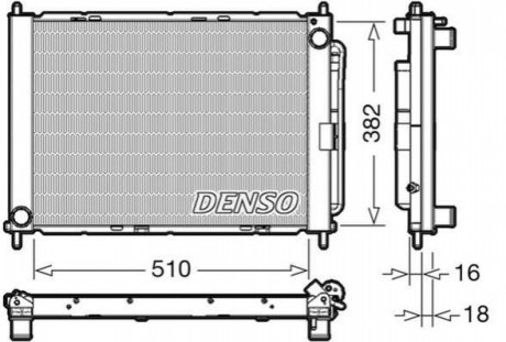 Радиатор кондиционера DRM23104