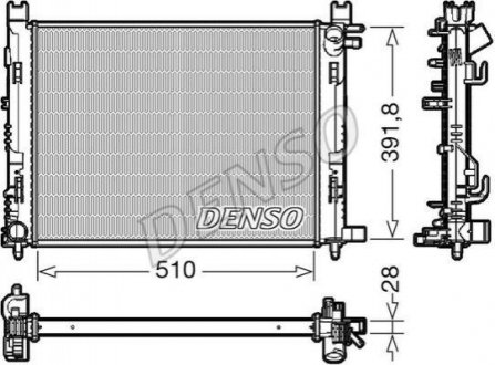Радиатор DENSO DRM23109 (фото 1)