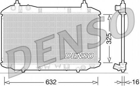 Радіатор DENSO DRM40031 (фото 1)
