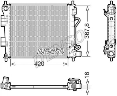 Радіатор основний DRM41018