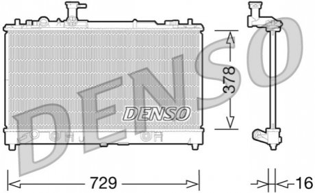 Радиатор DENSO DRM44026 (фото 1)