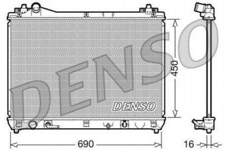 Радиатор DENSO DRM47017 (фото 1)