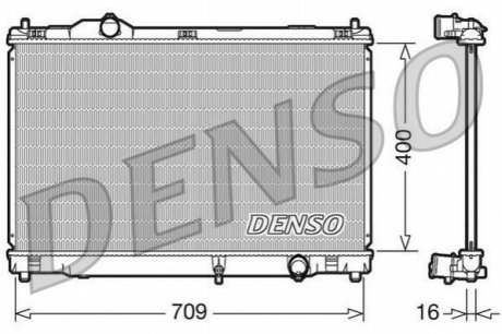 Радиатор DENSO DRM51008 (фото 1)
