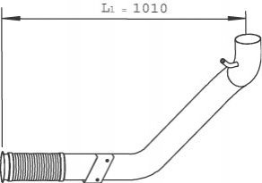 Вихлопна труба Dinex 29244 (фото 1)