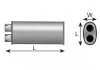 Глушник,випускна система Dinex 47300 (фото 1)