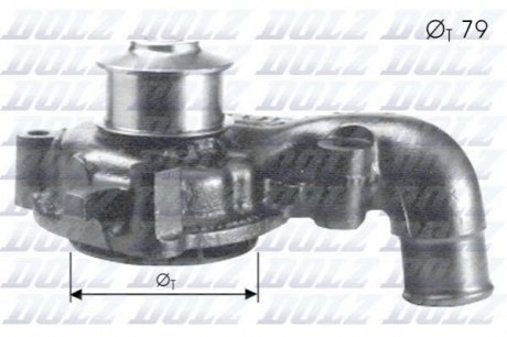 Водяний насос (помпа) DOLZ F155 (фото 1)