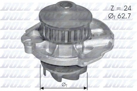 Водяний насос (помпа) DOLZ S261 (фото 1)