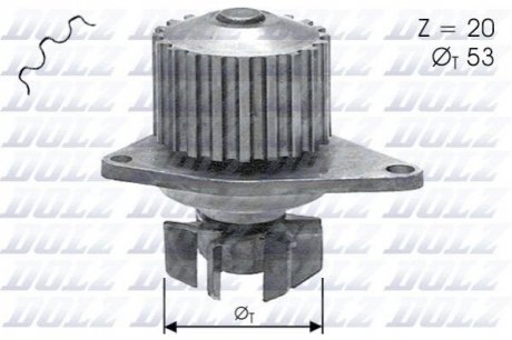 Водяний насос (помпа) DOLZ C110 (фото 1)