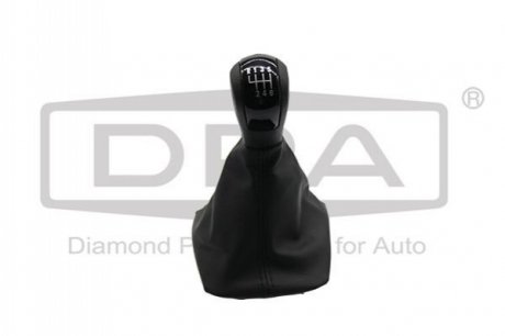 Ручка КПП с пыльником черный 6 ступ Skoda Octavia (04-08) (77111639702) DPA