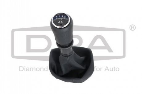 Ручка КПП с пыльником черный 5 ступ без рамки VW T6 (16-19) (77111642602) DPA