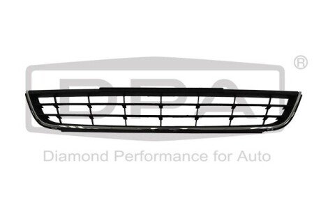 Решітка радіатора середня Volkswagen: Golf VI [5K1, AJ5] (2008-2013), Jetta 5 [1K2] (2005-2011), Jetta 6 [162, 163] (2010-2018) 88530693202