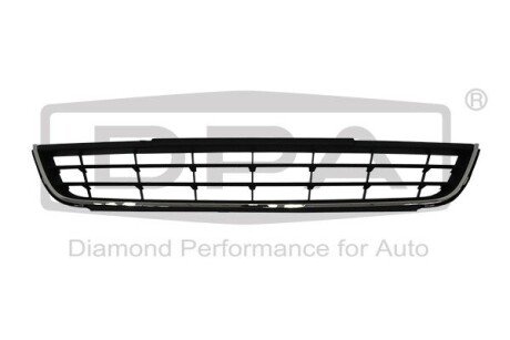 Решітка радіатора середня Volkswagen: Golf VI [5K1, AJ5] (2008-2013), Jetta 5 [1K2] (2005-2011), Jetta 6 [162, 163] (2010-2018) 88531183102