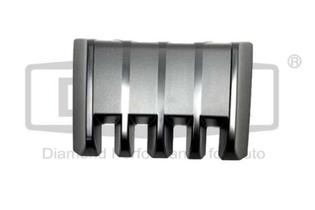 Retaining plate for radiator grill;Cotton satin black 88531852902