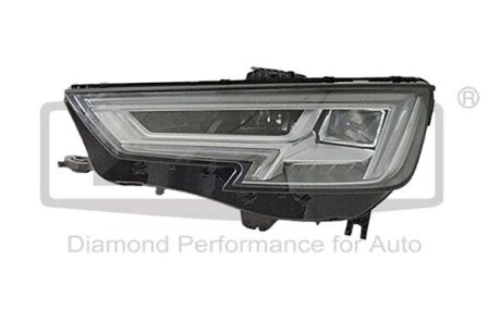 Headlight; left; LED; with lens; half complete 99411796602