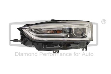 Headlight; left; xenon; with lens;half complete 99411796802