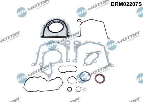 Комплект прокладок з різних матеріалів DRM02207S