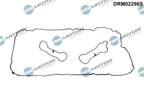 К-т прокладок клапанної кришки 3 елементи, для цилiндрiв 1-4 DR.Motor DRM02296S (фото 1)