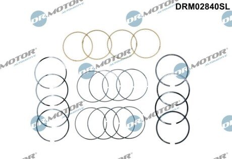 Кiльця поршневi DRM02840SL