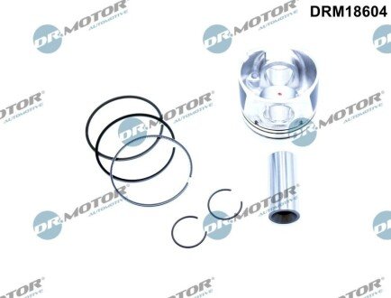 Поршень з поршневими кiльцями DR.Motor DRM18604 (фото 1)