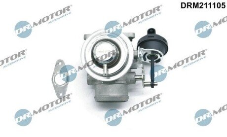 Клапан рециркуляцiї AUDI A4 94-05/VW PASSAT B5 96-05/SKODA SUPERB 01-08 DRM211105