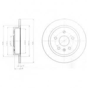 Гальмівний диск DP1010110307