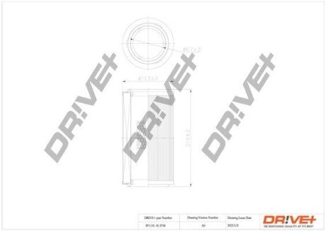 Фільтр повітряний Citroen Berlingo/Peugeot Partner 1.8/1.9D 97-02 DP1110100746