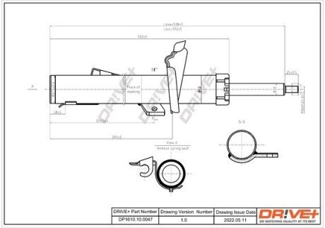 Амортизатор (передній) Ford C-Max/ Focus 04- (L) DP1610100047