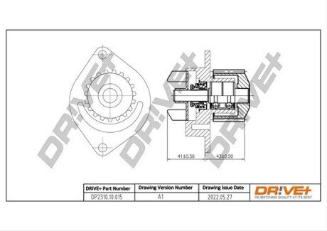 Помпа води Citroen Berlingo/C2/C3/C4/Peugeot 106/206/207/307/308/408/Partner 1.6 96- (19z) DP231010015