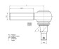 Наконечник рулевой тяги DT DT SPARE PARTS 2.53157 (фото 2)