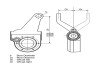 Система тяг та важелів, гальмівна система DT SPARE PARTS 5.21303 (фото 1)