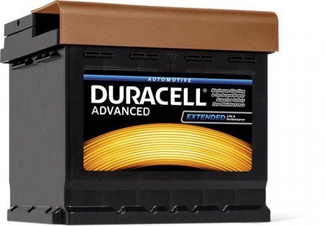 Акумуляторна батарея Advanced 50Ah 12V R+ EN450A (210х175х190) Duracell DA50 (фото 1)