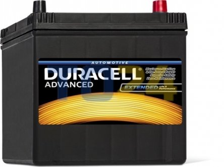 Акумуляторна батарея Advanced Asia 60Ah 12V R+ EN510A (233х173х203) Duracell DA60 (фото 1)