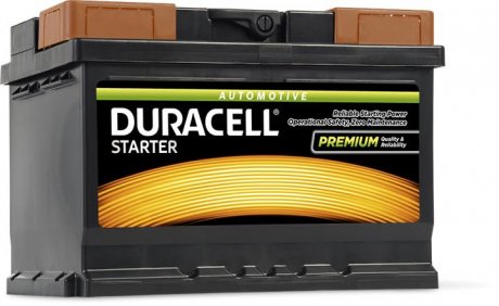 Акумуляторна батарея Starter 55Ah 12V R+ EN450A (241х175х175) Duracell DS55 (фото 1)