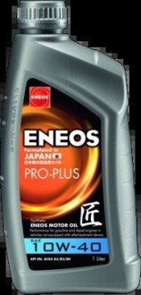 Олія ДВЗ 10W-40 ENEOS PRO-PLUS API SN, ACEA A3/B4, 1л, синт. EU0041401N