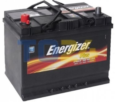 Акумулятор   68Ah-12v Energizer Plus (261х175х220), L,EN550 Азія 568405055