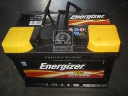 Аккумулятор   74Ah-12v Energizer Plus (278х175х190), R,EN680 !КАТ. -10% 574104068
