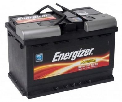 Акумулятор 77Ah-12v Energizer Prem. (278х175х190), R,EN780 577 400 078