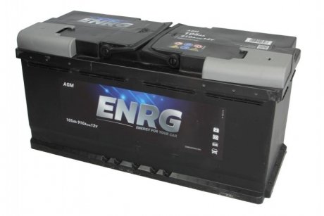 Акумулятор 105Ah-12v ENRG AGM (393x175x190), R+ ENRG605901091