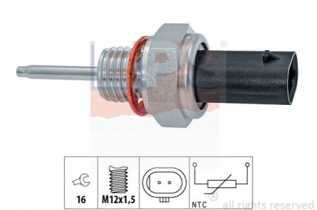 Датчик темп. впуск. воздух Chtysler Pacifica 3.6 17-/Jeep Cherokee 2.0 4x4 18-/Grand Cherokee 3.0/3.6 11- 1.220.260