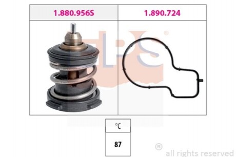 Термостат 87°C 1.880.956