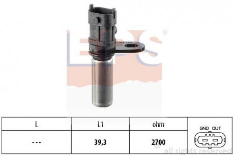 EPS OPEL Датчик оборотов двигателя Astra G,Combo,Meriva,Vectra B/C 1.4/1.6 1.953.288