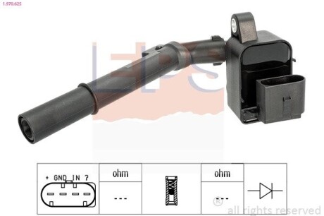 EPS DB котушка DB A176, C205 CLA 160/180/200 1.970.625