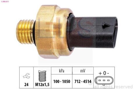 Датчик тиску масла BMW 1 (F20/F21) 114d/116d/118d/118i 15-/2 (F45/F46) 14-/X1 (F48) 14- 1.980.011