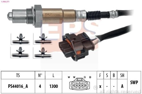 EPS OPEL Лямбда-зонд ASTRA H 1.6 07-, ZAFIRA 1.6 10- 1.998.371